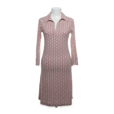 Skjortklänning (Röd, Vit) från Vera Velour Elastan, Viskos