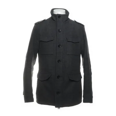 Frakke (Grå) fra Premium by Jack & Jones Polyester, Uld