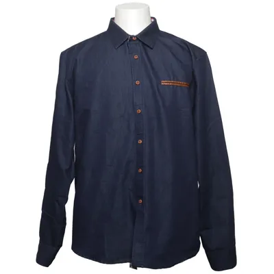 Denim shirt (Blue) from Coofandy