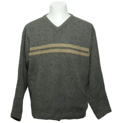 Trui (Grijs, Beige) van Abercrombie & Fitch Wol