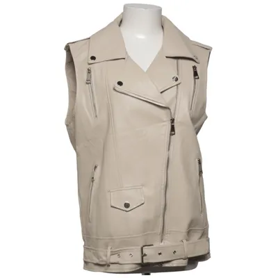 Bikerväst (PU7773) från Mochy Polyester, Polyuretan, Viskos