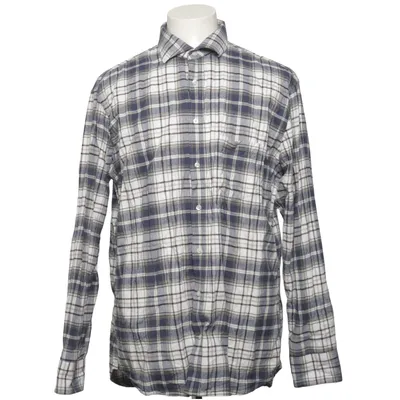 Chemise en flanelle (Bleu, Blanc, Gris) de Bergman's Coton