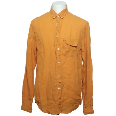 Skjorte (Orange) fra L'Homme Rouge Linned