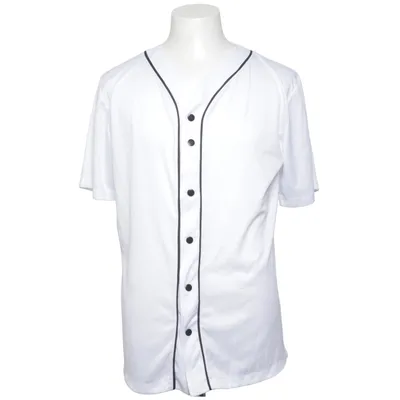 Baseballtröja (Vit, Svart) från Urban Classics Polyester