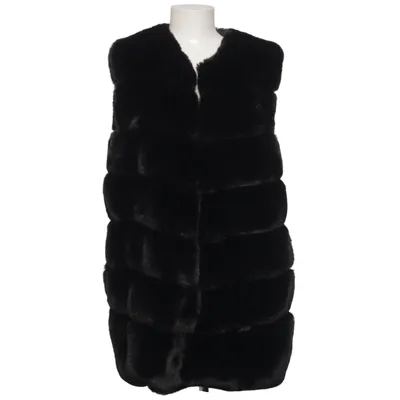 Outdoor vest (Zwart) van Urban Mist Imitatiebont, Polyester
