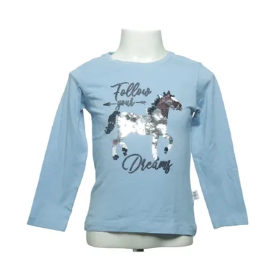 T-shirt à manches longues (Bleu) de Salt and Pepper Coton, Élasthane, Polyester