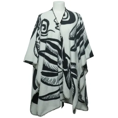 Poncho (Schwarz, Weiß) von Kosta Linnewäfveri