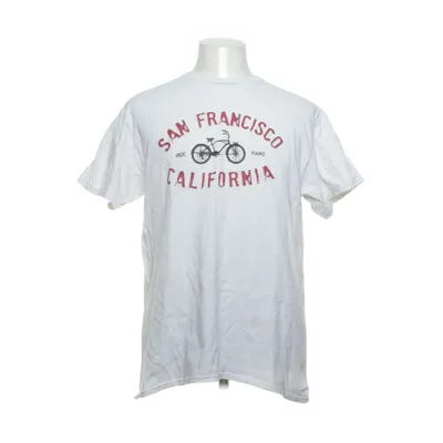 T-shirt (Vit, Röd) från Delta Pro Weight Bomull