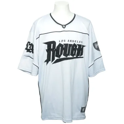 Football jersey (White, Black) from Black Squad Polyester