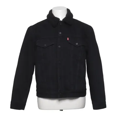 Fodrad jeansjacka (Svart) från Levi's Premium Bomull, Pälsimitation