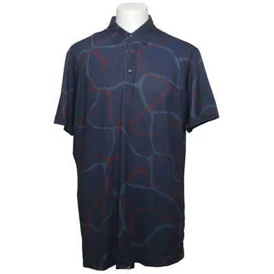 Poloshirt (Blauw, Meerkleurig) van Galvin Green Elastaan, Polyester
