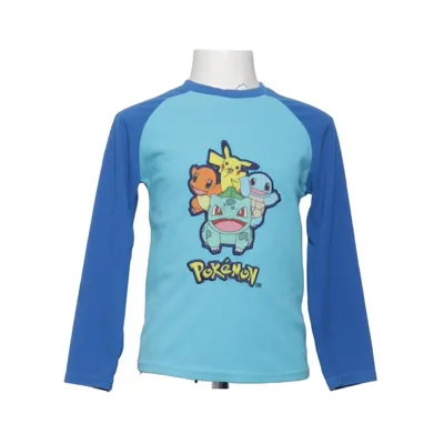 T-shirt à manches longues (Bleu, Multicolore) de Pokémon Polyester