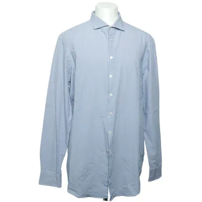 Chemise (Bleu, Blanc) de Jake*s Collection Coton, Élasthane, Polyester