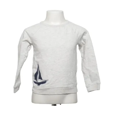 Sweatshirt (Blanc, Gris) de The Little White Company Coton biologique