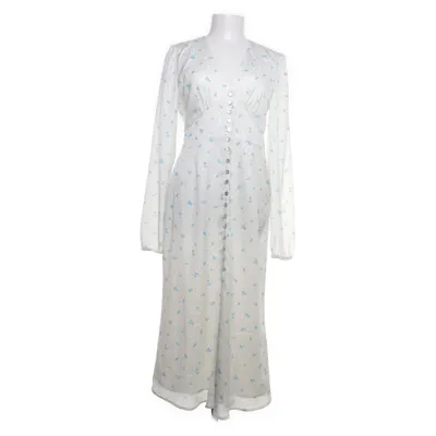 Maxikjole (Hvid, Blå) fra Adoore Polyester