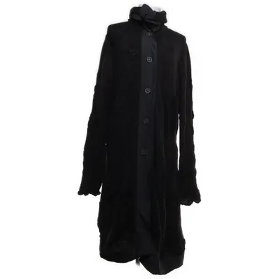 Coat (Black, Multicolored) from Crea Concept Wool
