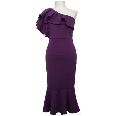 Dress (Purple) from True Violet Elastane, Polyester