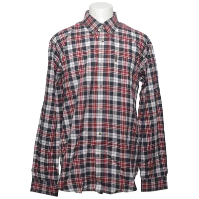 Flanellen overhemd (Blauw, Rood, Wit) van Pinewood Katoen