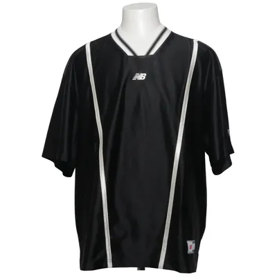 Maillot de sport (Noir, Blanc) de New Balance Polyester