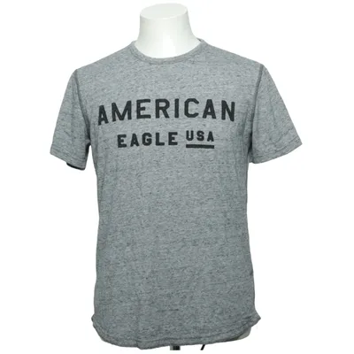 T-shirt (Gray) from American Eagle Outfitters Cotton, Polyester