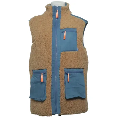 Gilet d'extérieur (Bleu, Beige) de Cras Polyester recyclé