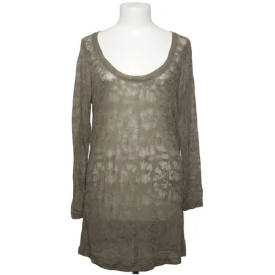 Long sleeve T-shirt (Green) from Mandarin Polyester, Viscose