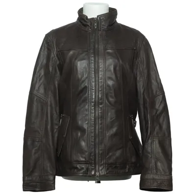 Leather jacket (Brown) from Cecil Cotton, Leather, Polyester