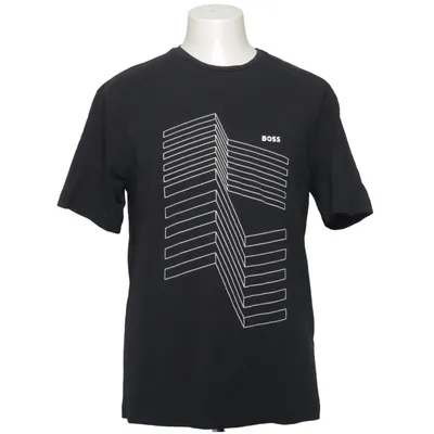 T-shirt (Svart, Vit) från Boss Bomull, Elastan