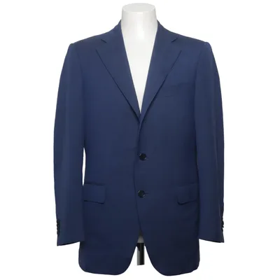 Blazer (Blue) from Caruso Cupro, Wool