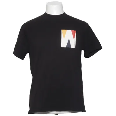 T-shirt (Svart, Flerfärgad) från Woodbird Ekologisk bomull