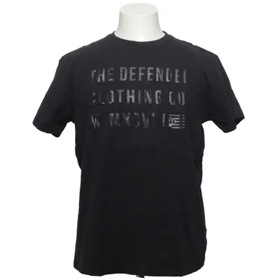 T-shirt (Noir) de The Defender Coton