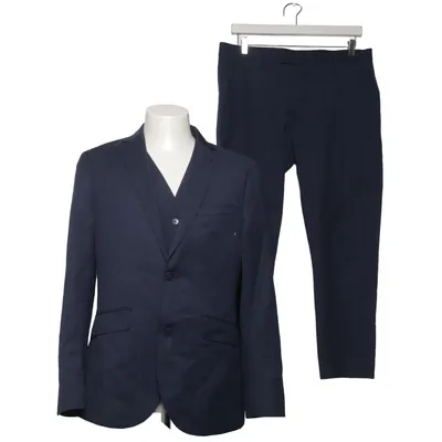 Suit (Blue) from Riley Polyester, Viscose, Wool