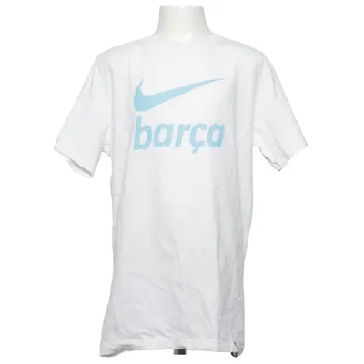 T-shirt (Wit, Blauw) van Nike Katoen