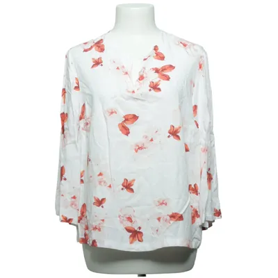 Bluse (Weiß, Rot) von One Two & Luxzuz Viskose