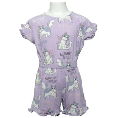 Jumpsuit (Purple, Multicolored) from Raspberry Republic Cotton, Elastane
