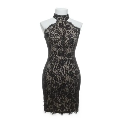 Robe de cocktail (Noir, Beige) de New Look Élasthane, Polyamide, Polyester