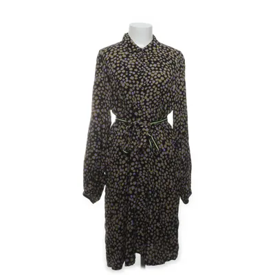 Skjortklänning (Svart, Gul, Lila, Flerfärgad) från Anna Blue Viskos