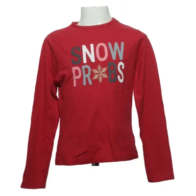 T-shirt à manches longues (Rouge) de YD Coton, Élasthane