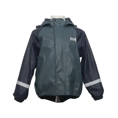 Rain jacket (Blue, Gray) from Helly Hansen Polyester, Polyurethane