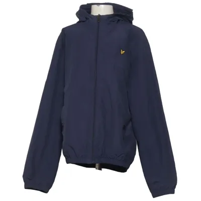 Rain jacket (Blue) from Lyle & Scott Junior Cotton, Polyamide, Polyester