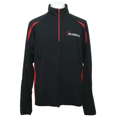 Maillot de sport (Noir, Rouge) de Global Élasthane, Polyester