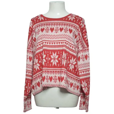 Pull de Noël (Rouge, Blanc) de JDY Polyester, Viscose
