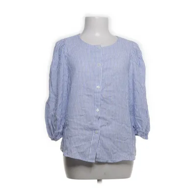 Blus (Vit, Blå) från H&M Linne, Viskos