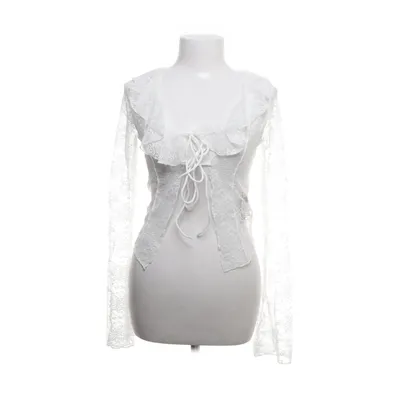 Cardigan (Wit) van Musera Elastaan, Polyester