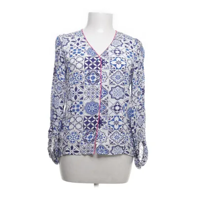 Blouse (White, Blue, Multicolored) from Just Say Wizz Modal, Viscose