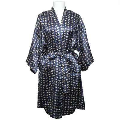 Ochtendjas (Blauw, Meerkleurig) van Oriental