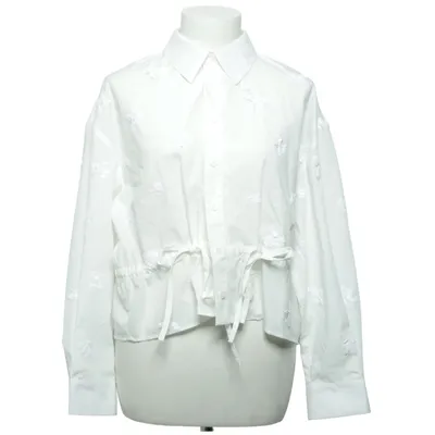 Shirt (White) from Maje Cotton, Polyester
