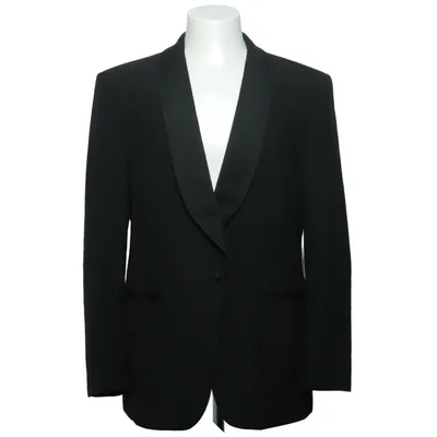 Smoking blazer (Zwart) van Festive Turo Tailor