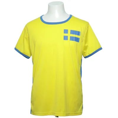 Voetbalshirt (Geel, Blauw) van Biltema Polyester