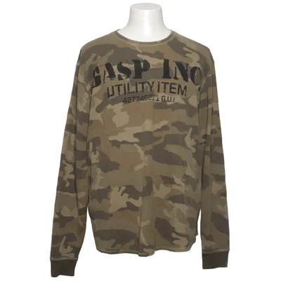 Långärmad t-shirt (Grön, Brun, Flerfärgad) från Gasp Bomull, Polyester